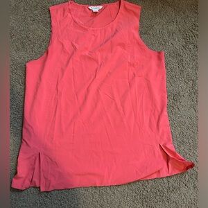 Athleta Zephyr Refined Tank Coral Women Size LG